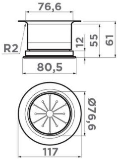 Схема с размерами