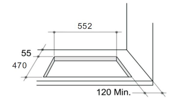 Схема встраивания с размерами
