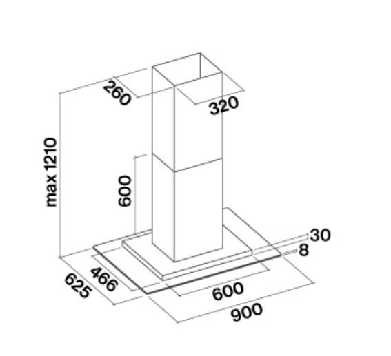 Схема с размерами