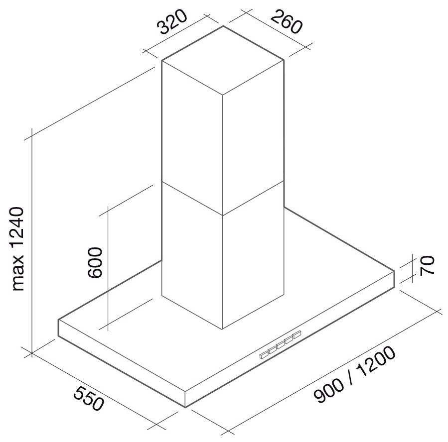 Схема с размерами
