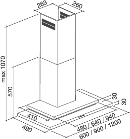 Схема с размерами