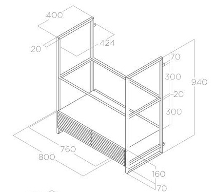 Схема с размерами