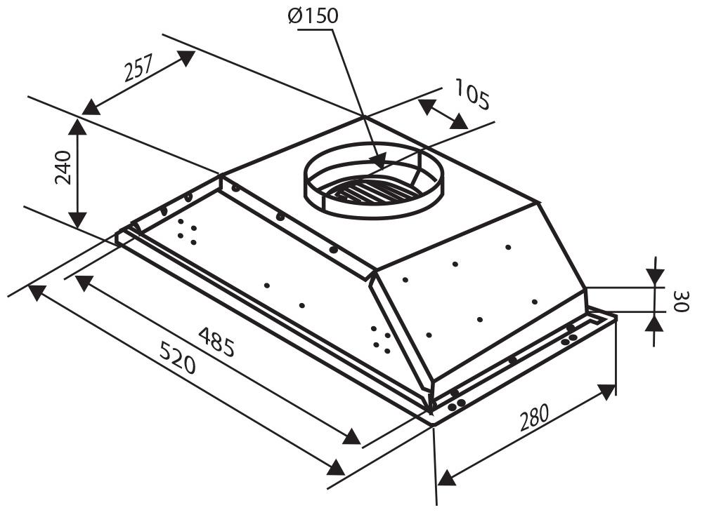 Схема с размерами