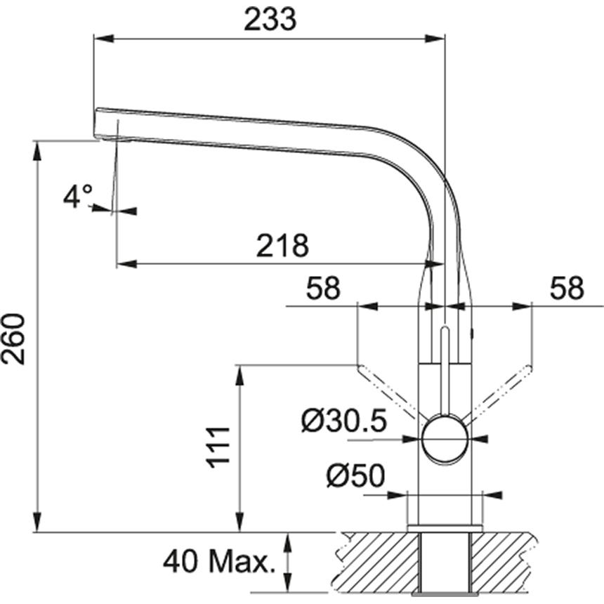 Схема с размерами