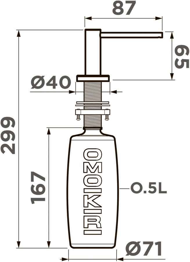 Схема с размерами