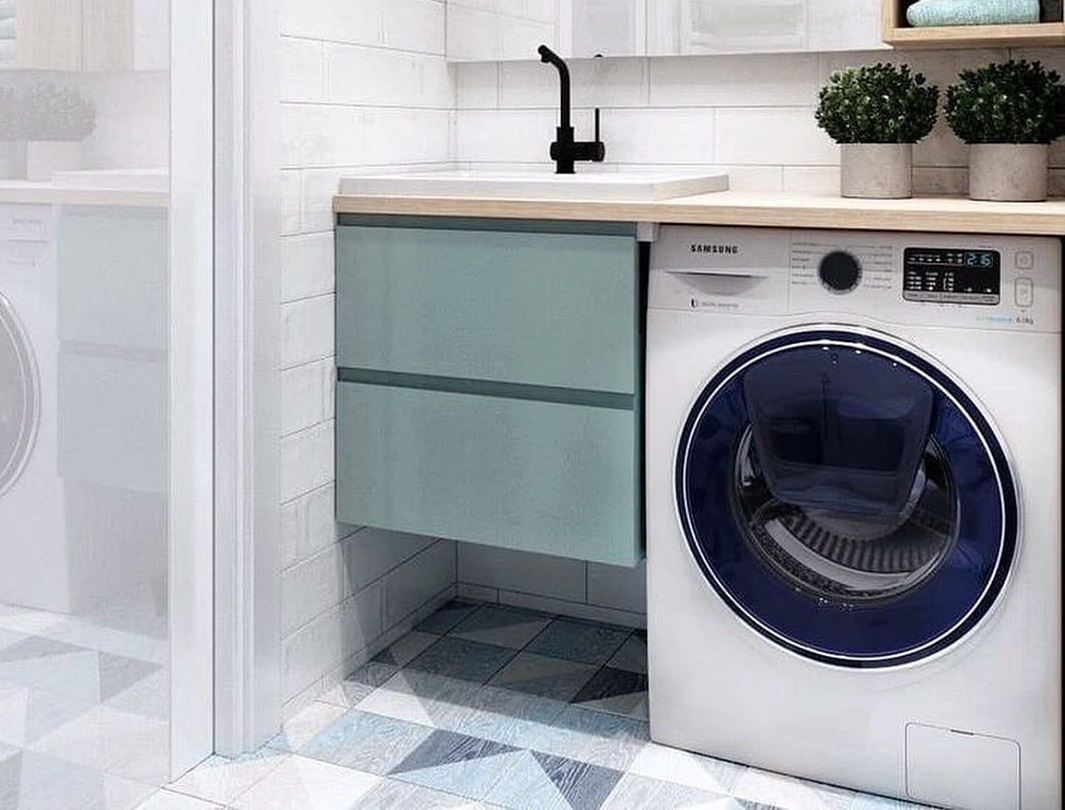  Стиральная машина в интерьере