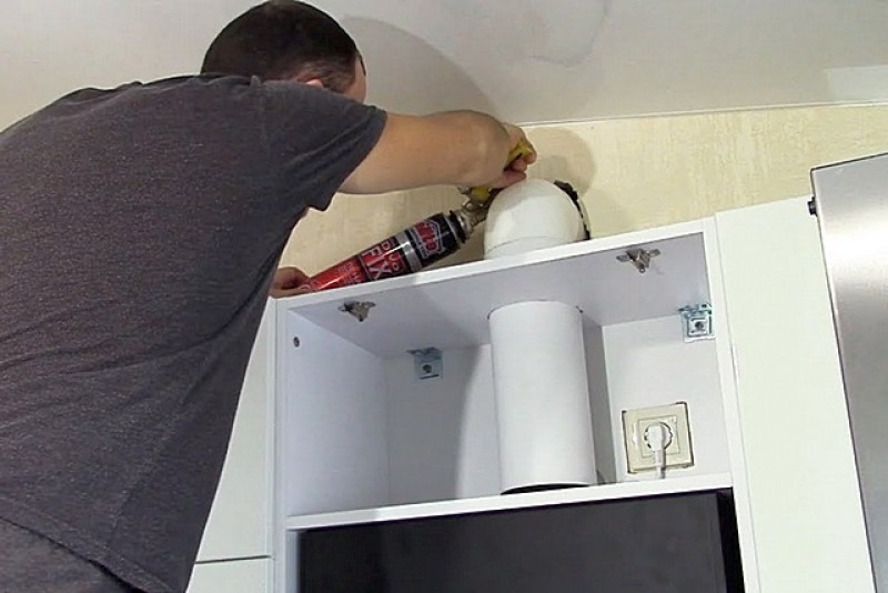 Как установить вытяжку Как установить вытяжку