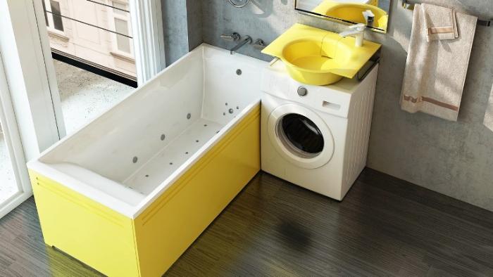  Стиральная машина в интерьере