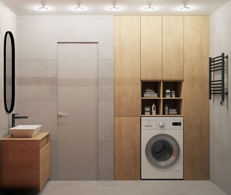  Стиральная машина в интерьере