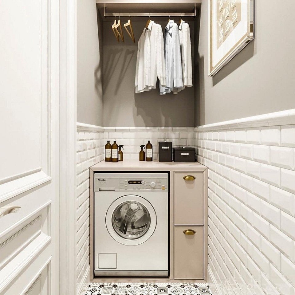  Стиральная машина в интерьере