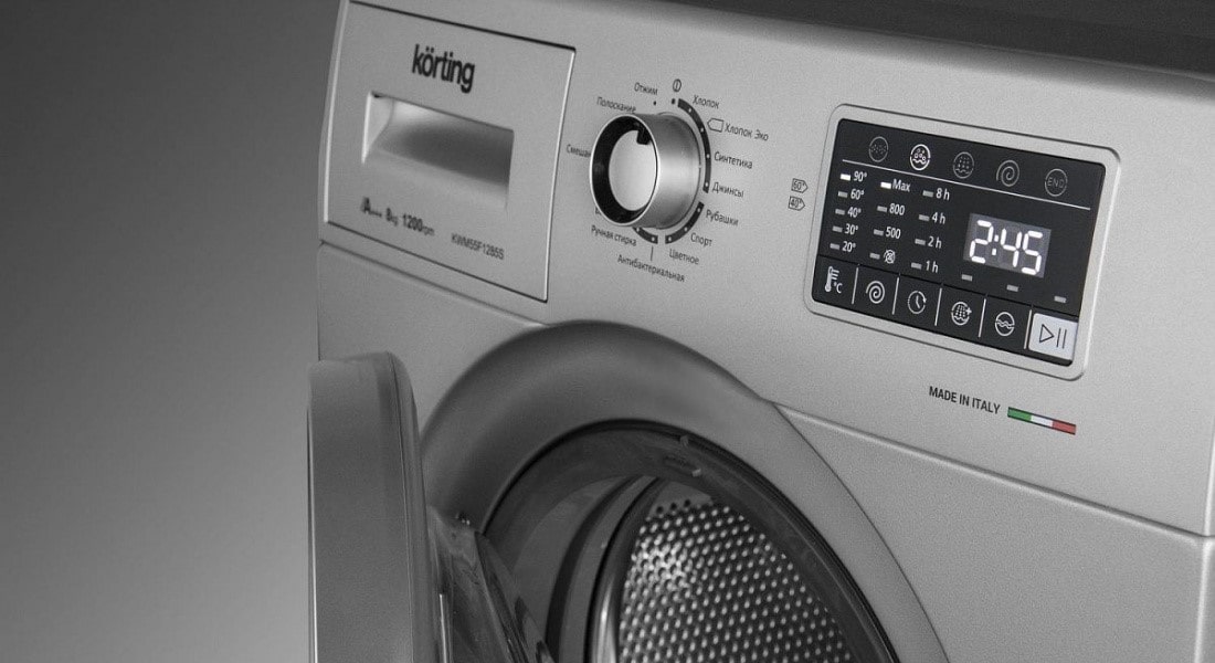 Ошибки стиральных машин Korting