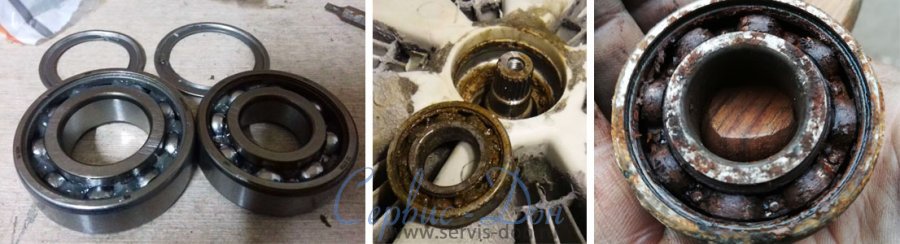 Примеры типичных ошибок при замене подшипников 