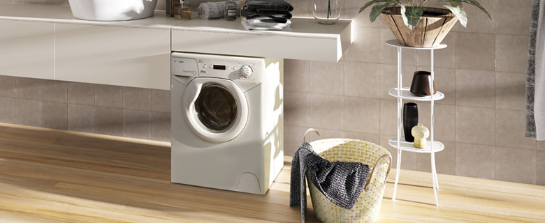 Встроенная стиральная машина под раковиной Встроенная стиральная машина под раковиной