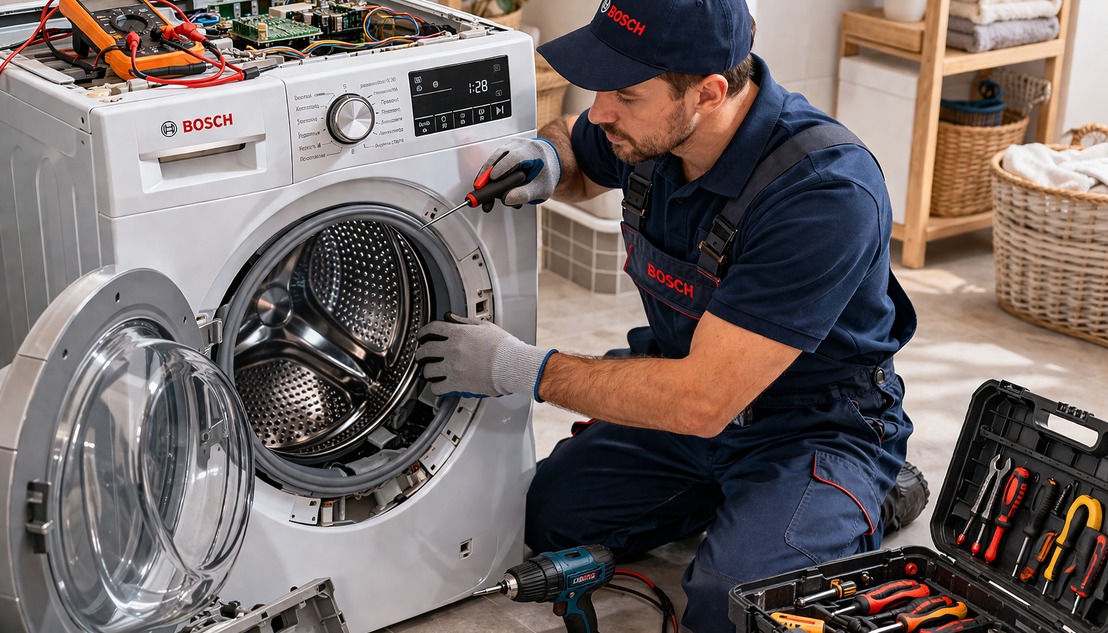 Ошибка F18 в стиральной машине Bosch