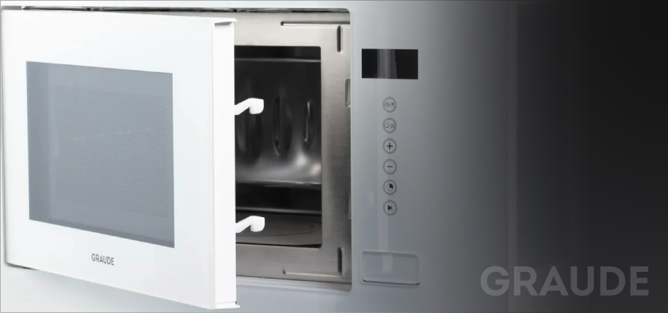 Как установить встраиваемую микроволновую печь Graude 