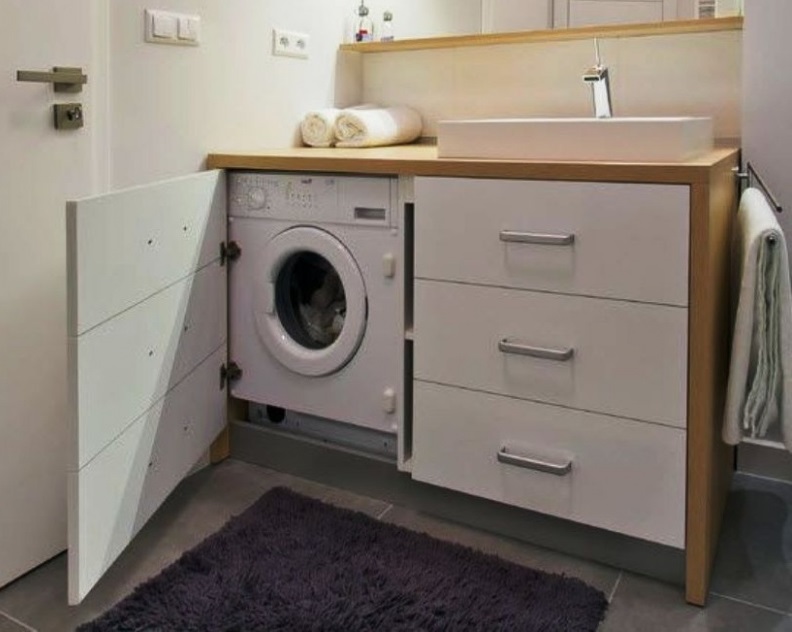  Стиральная машина в интерьере