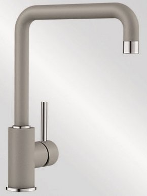 Смеситель Blanco Mili Silgranit жемчужный фото