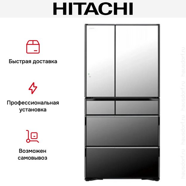 Холодильник Hitachi R-ZXC740WH-X (preview 9)
