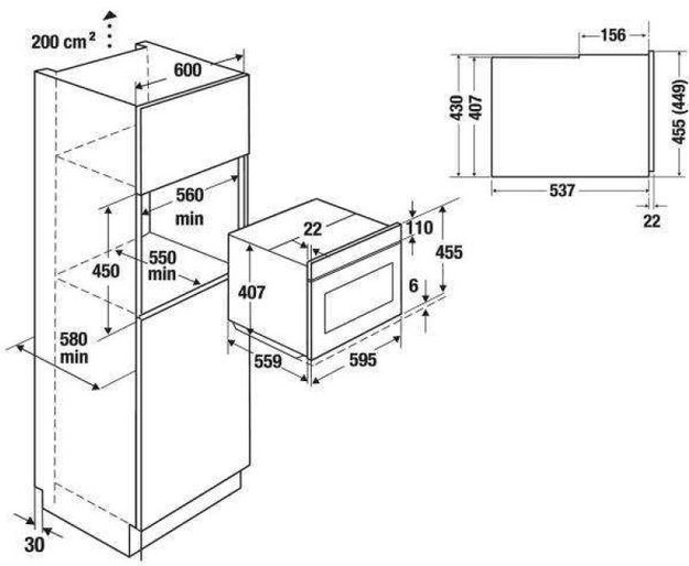Встраиваемая микроволновая печь Kuppersbusch CM 6330.0 S9 Shade of Grey (preview 3)