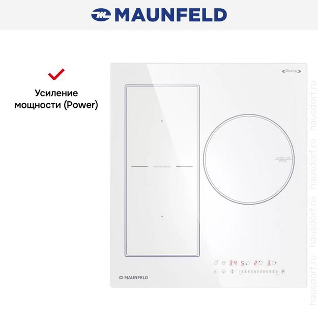 Индукционная варочная панель Maunfeld CVI453SBWH Inverter (preview 9)