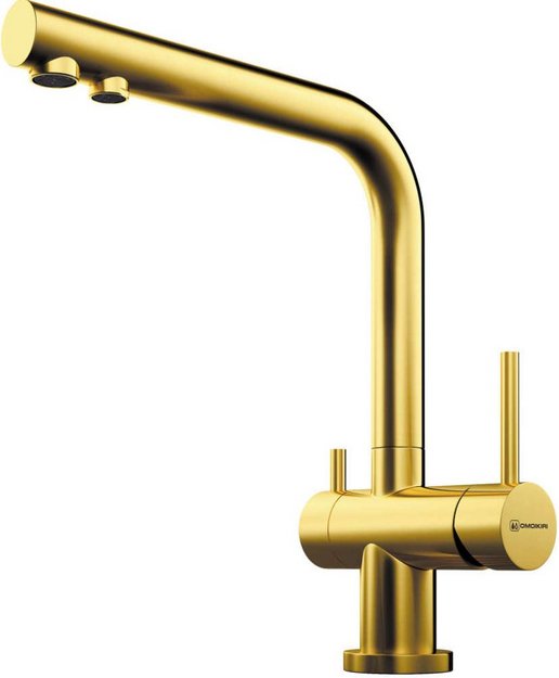 Комплект смесителя Omoikiri NAGANO-LG + PURE DROP LITE (preview 1)