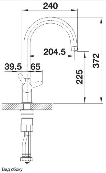 Смеситель Blanco TRIMA нержавеющая сталь 525820 (preview 5)
