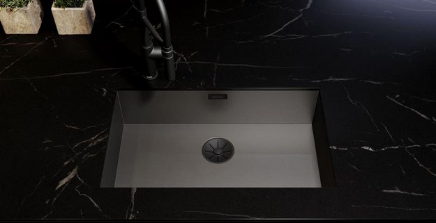 Набор декоративных элементов Blanco C-overflow и InFino® черный матовый одна чаша 239975 (preview 2)