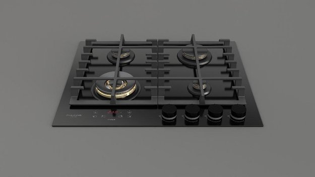 Газовая варочная панель Fulgor Milano FCLH 604 G T WK BK (preview 5)