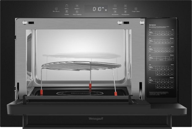 Встраиваемая микроволновая печь Weissgauff HMT-256 TSB Matt Edition (preview 4)