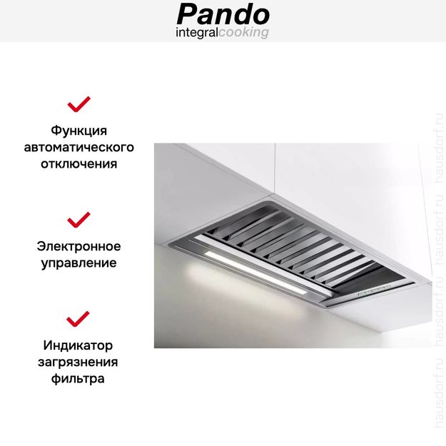 Встраиваемая вытяжка Pando PRO/85 INOX V.1050 SEC PLUS (preview 5)