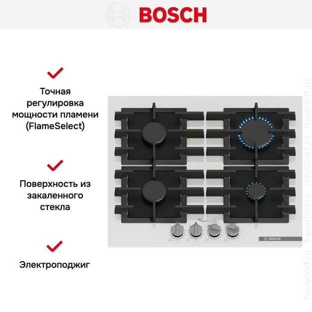 Газовая варочная панель Bosch PPP6A2I40R (preview 6)
