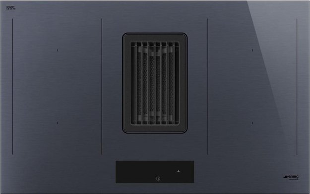 Индукционная варочная панель со встроенной вытяжкой Smeg HOBD182DG (preview 1)