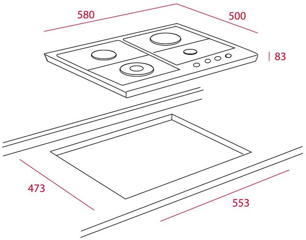 Варочная панель Teka EH 60 4G AI AL TR CI NAT ANTHR. OS (preview 3)