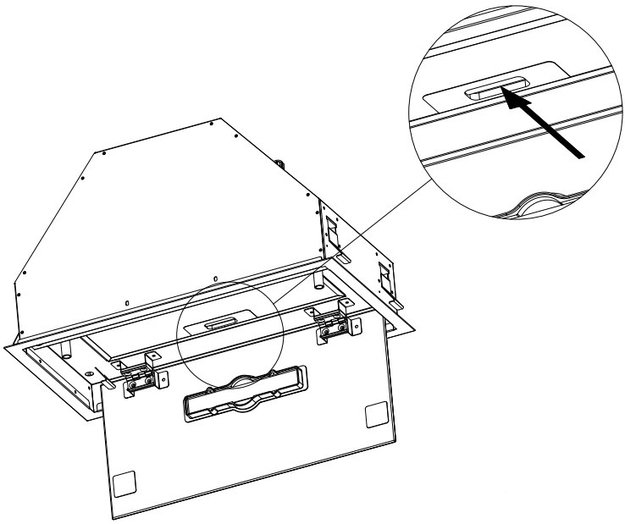Встраиваемая вытяжка Korting KHI 9828 GN (preview 5)