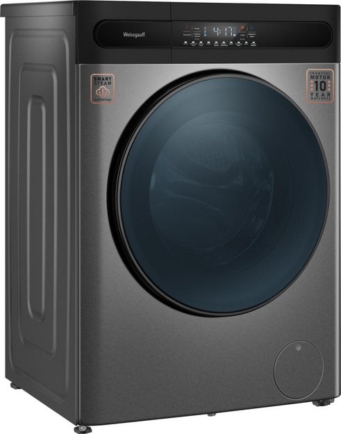 Стиральная машина Weissgauff WMD 49411 DC Inverter Steam Grey (preview 4)