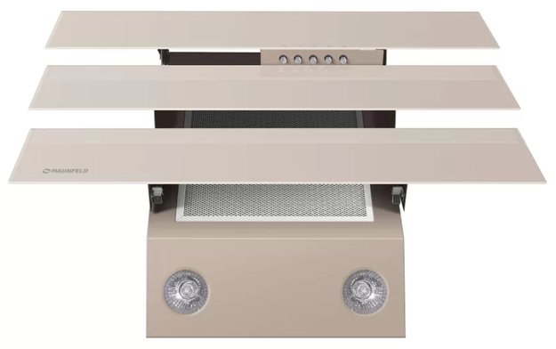 Вытяжка Maunfeld CASCADA TRIO 60 Glass DARK Beige (preview 6)