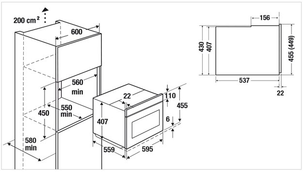 Компактный духовой шкаф с микроволнами Kuppersbusch CBM 6550.0 W1 Stainless Steel (preview 4)