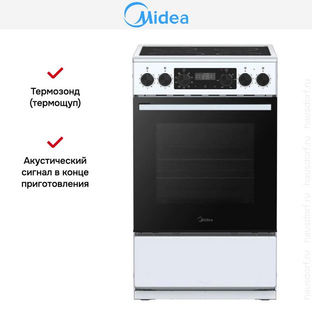 Электрическая плита Midea MFO-D4E20T9E(WH) (preview 3)