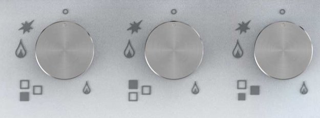 Газовая стеклянная варочная панель Korting HGG 4825 CTW (preview 2)