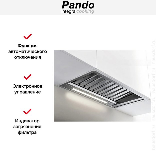 Встраиваемая вытяжка Pando PRO/52 INOX V.850 SEC (preview 3)
