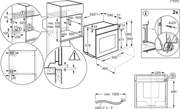 Духовой шкаф AEG NBA5P43AK (preview 7)