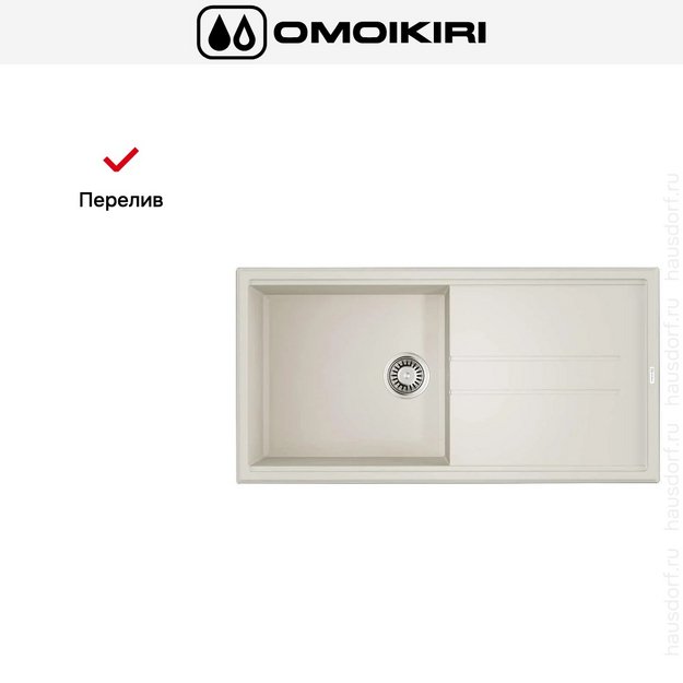 Мойка Omoikiri TEDORI 100 WH (preview 7)