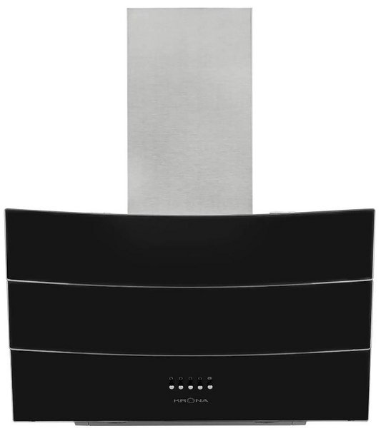 Вытяжка KRONA INGA 600 inox/black push button (preview 2)