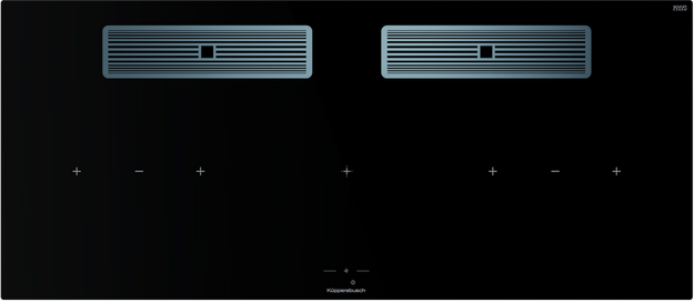 Индукционная варочная поверхность с вытяжкой Kuppersbusch KMI 12850.0 SR-E Stainless steel (preview 1)