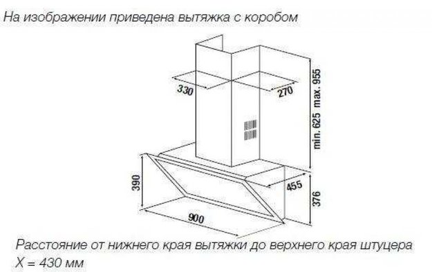 Настенная вытяжка Kuppersbusch DW 9800.0 G серое стекло (preview 2)
