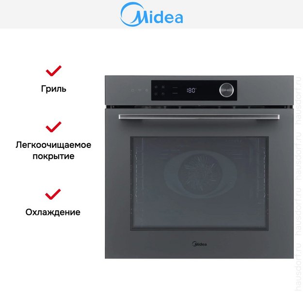 Духовой шкаф Midea MO82107PGG-I (фото 9) Духовой шкаф Midea MO82107PGG-I (preview 9)