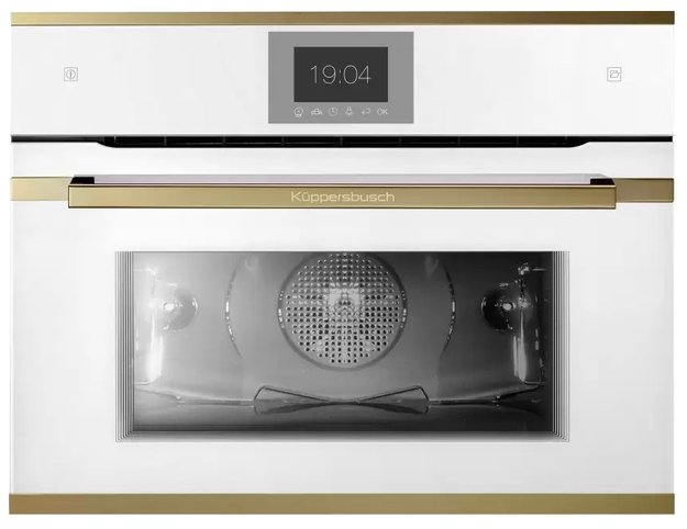 Компактный духовой шкаф с паром Kuppersbusch CBD 6550.0 W4 Gold (preview 1)
