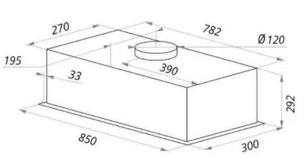 Встраиваемая вытяжка Maunfeld CROSBY PUSH 90 INOX Gl (preview 10)