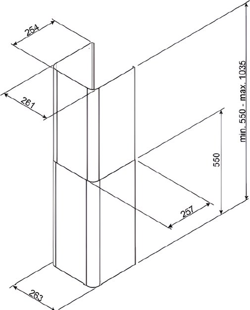 Комплект декоративных коробов Smeg KITCMNFABUJ (preview 2)
