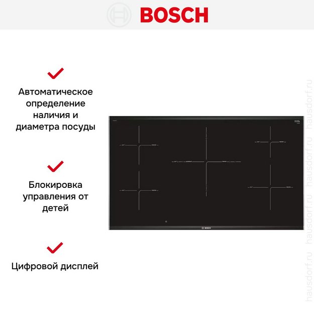 Индукционная варочная панель Bosch PIV975DC1E (preview 6)